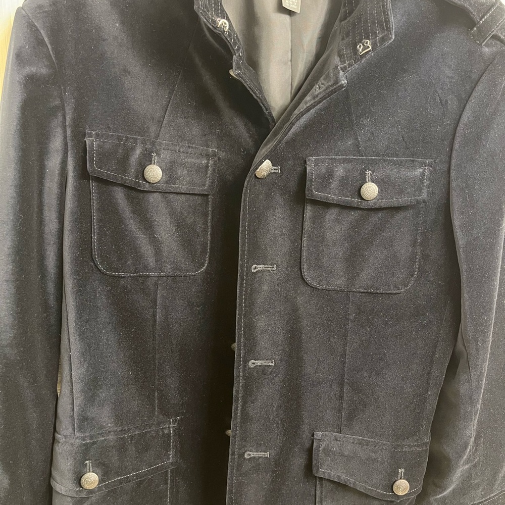 Kenneth Cole Reaction Men’s Black Velvet Jacket